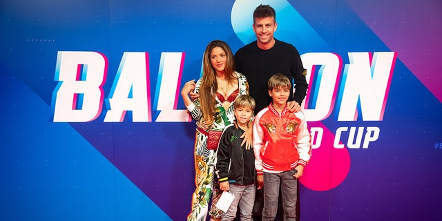 Shakira and Gerard Piqué share sons Milan, 10 and Sasha, 8.