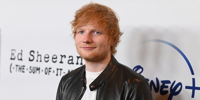 Ed Sheeran smiling