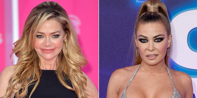 Denise Richards and Carmen Electra walk red carpets