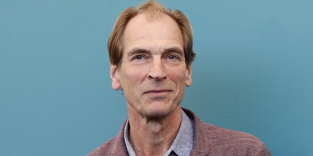 Julian Sands on red carpet in Italy