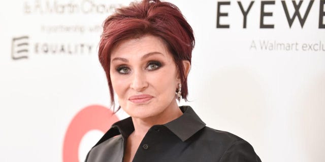 sharon osbourne close-up red carpet