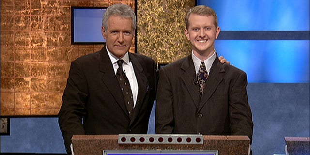 Ken Jennings with Alex Trebek