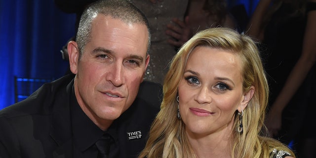 Reese Witherspoon and ex-husband Jim Toth attend Moet event in Los Angeles.