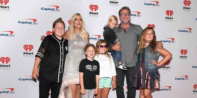 Tori Spelling kids red carpet