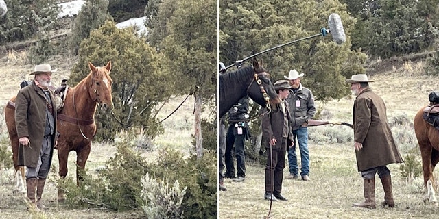 Alec Baldwin on Rust set