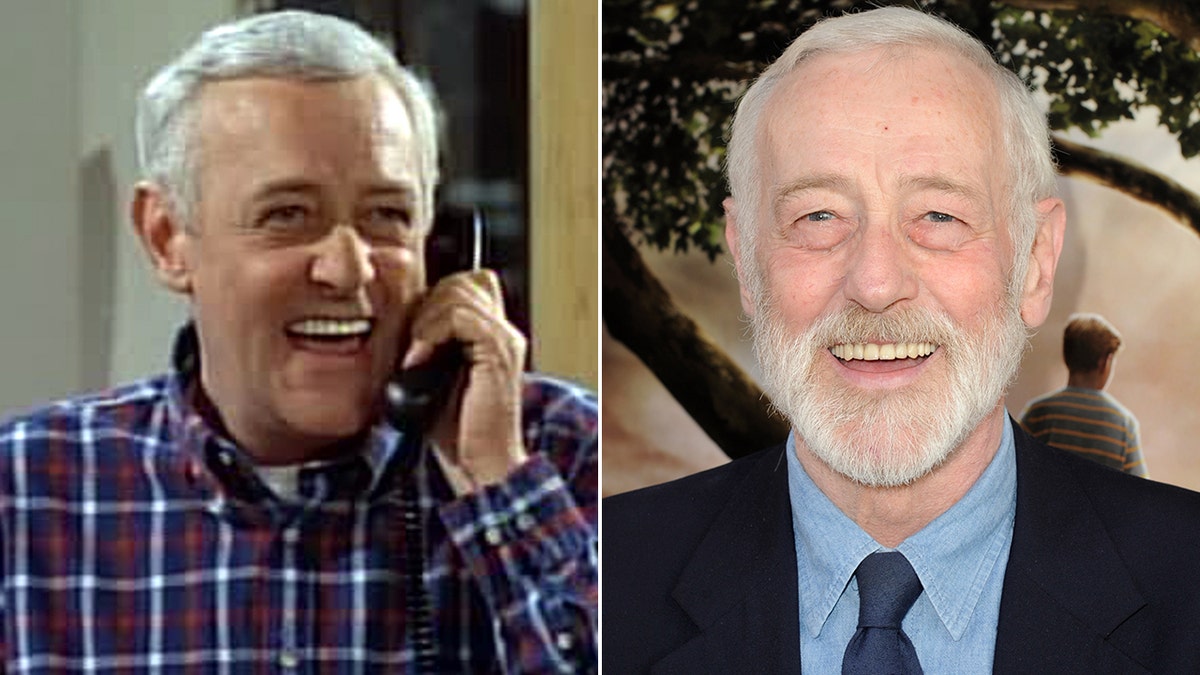 John Mahoney then and now split