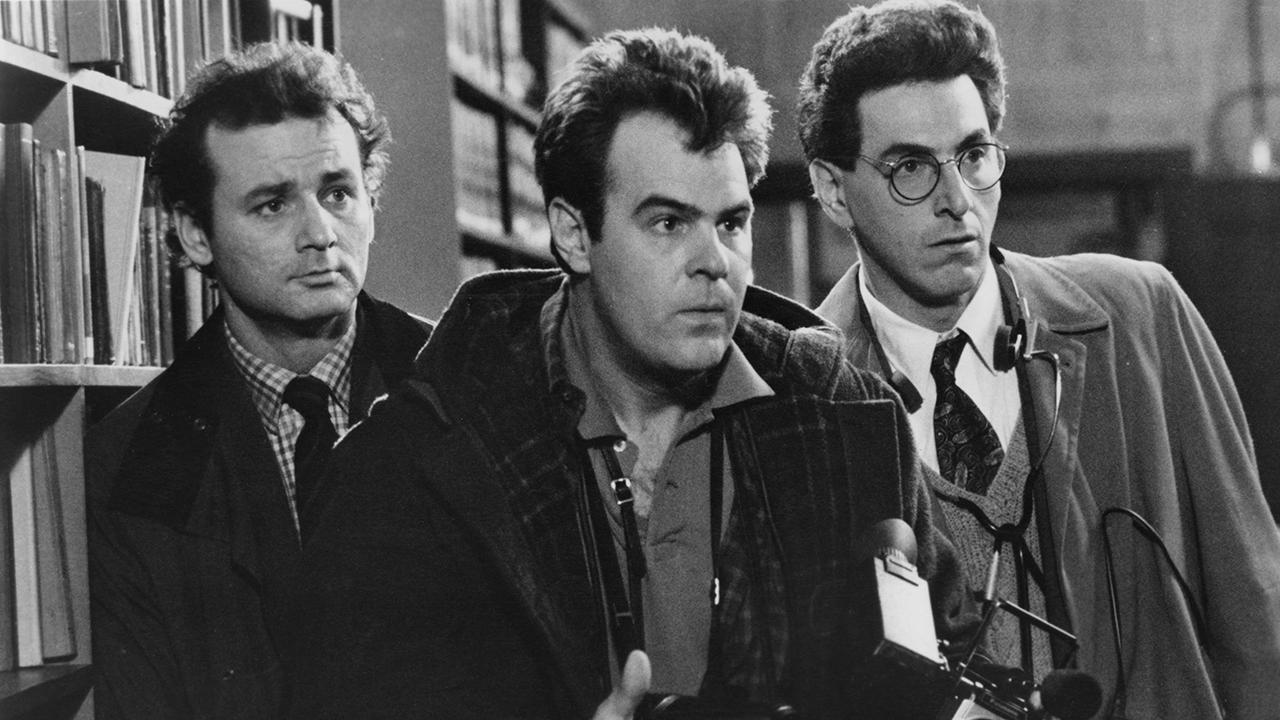 Bill Murray, Dan Aykroyd and Harold Ramis in "Ghostbusters"