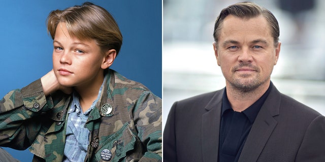 Leonardo DiCaprio then and now split