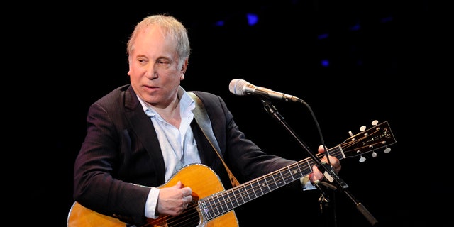 Paul Simon on stage in 2012