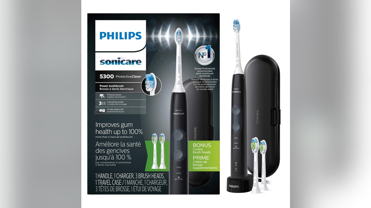 Take better care of your teeth with an electric toothbrush. 