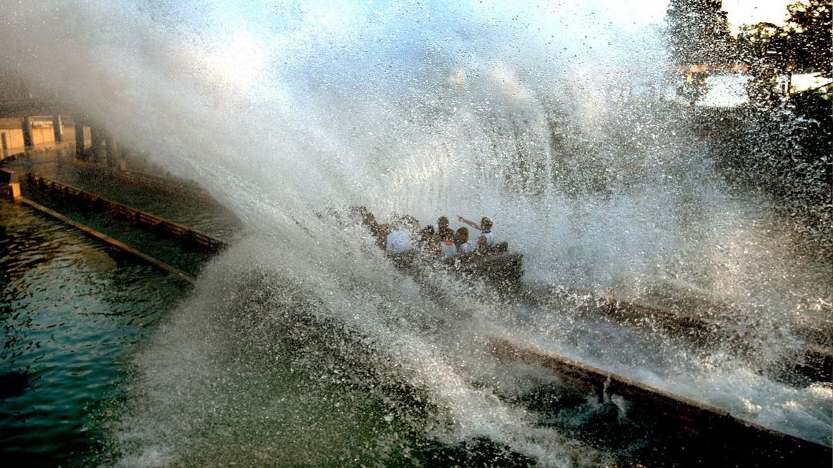 The Boston Tea Party ride at Canobie Lake Park. 