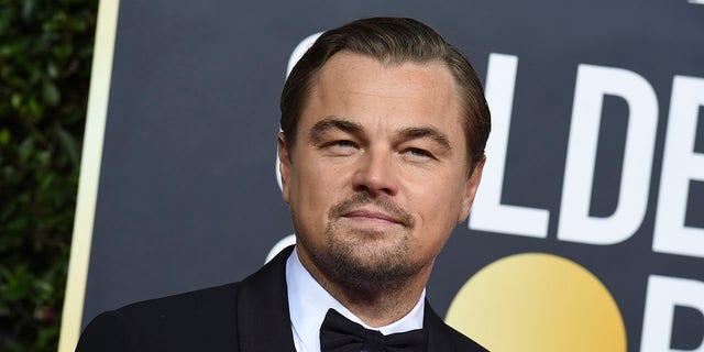 Leonardo DiCaprio at the Golden Globes