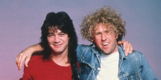 Sammy Hagar and Eddie Van Halen 1986