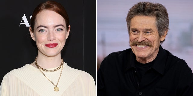 Emma Stone and Willem Dafoe split