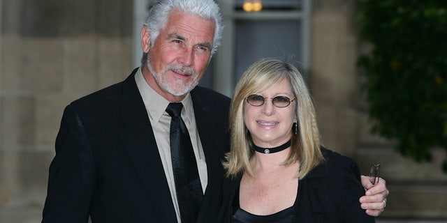 Josh Brolin and Barbra Streisand in Paris in 2007