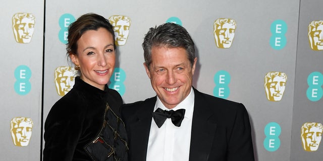 Anna Eberstein and Hugh Grant