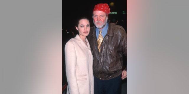 Angelina Jolie with father Jon Voight