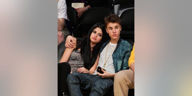 Selena Gomez and Justin Bieber in 2012