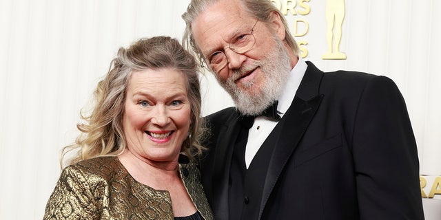 Jeff Bridges and wife Susan Geston at the SAG Awards 2023