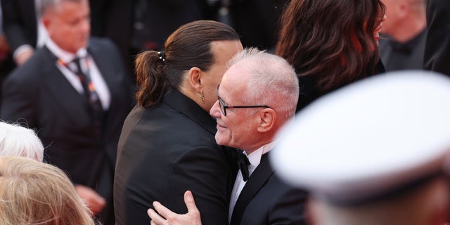 Johnny Depp and Thierry Fremaux