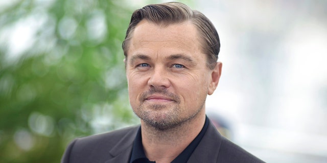 Leonardo DiCaprio soft smiles on the red carpet in Cannes, France