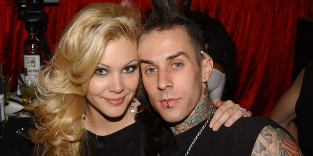 Shanna Moakler and Travis Barker