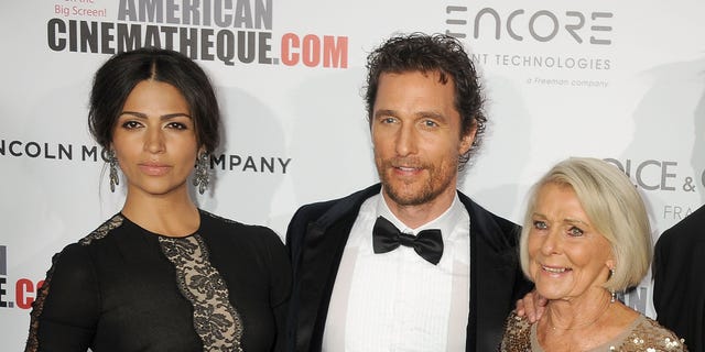 Camila Alves, Matthew McConaughey and mom Kay McConaughey