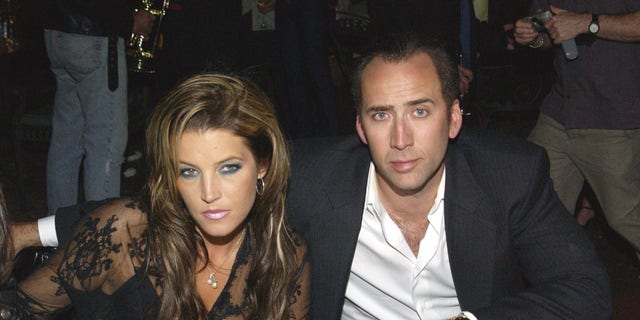 Lisa Marie Presley and Nicolas Cage