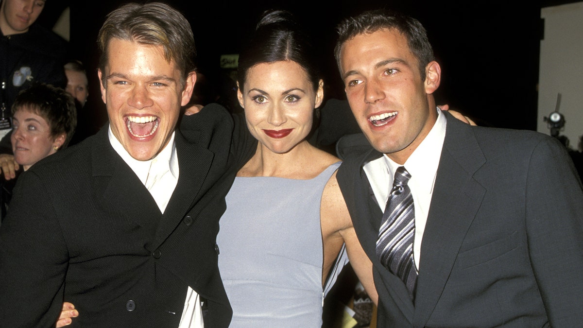 Matt Damon, Minnie Driver, and Ben Affleck