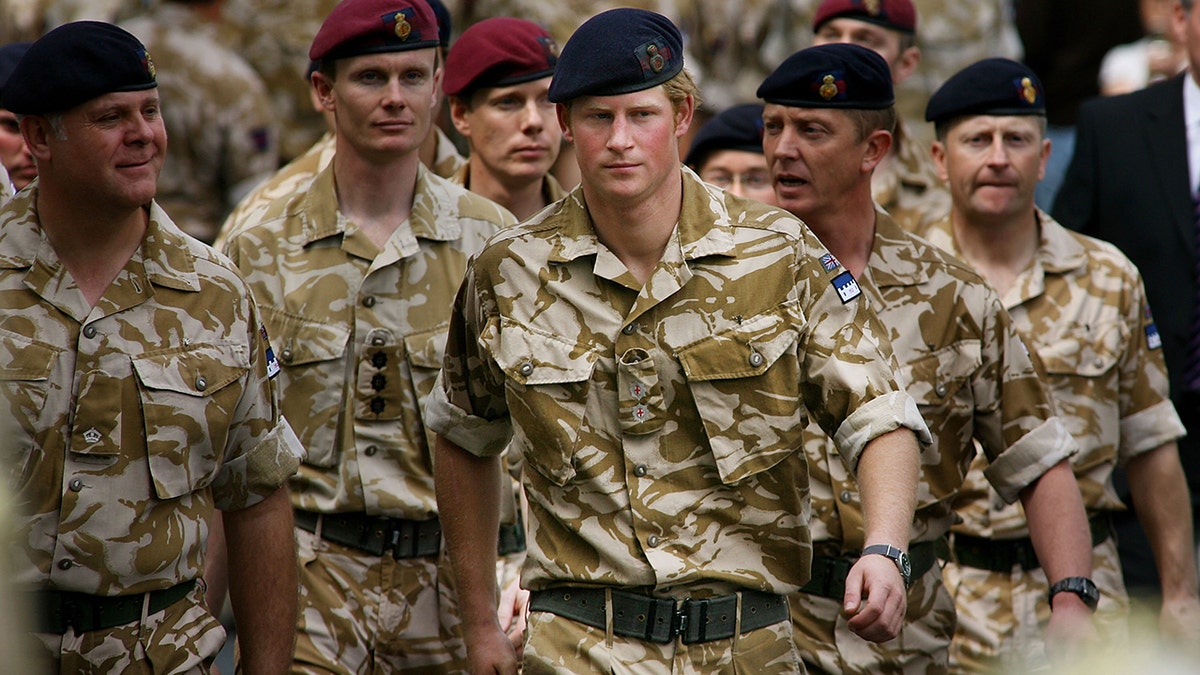 Prince Harry in military uniform