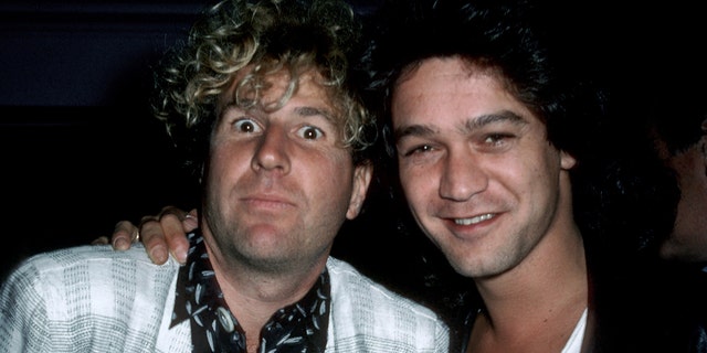 Sammy Hagar and Eddie Van Halen 1986