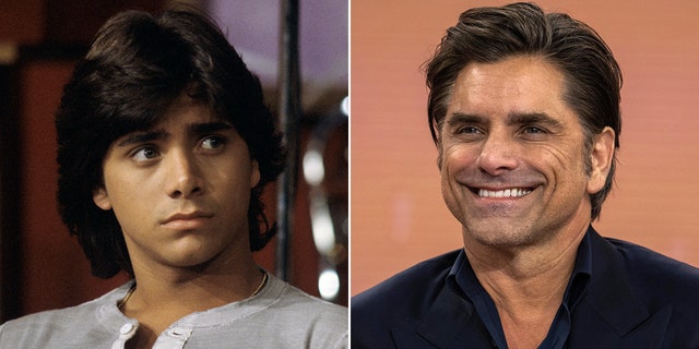 John Stamos then and now split