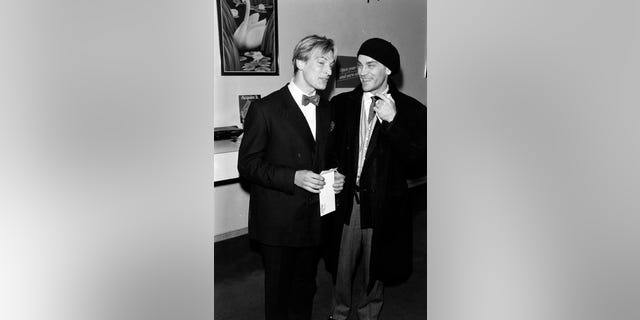 John Malkovich and Julian Sands at premiere party in New York