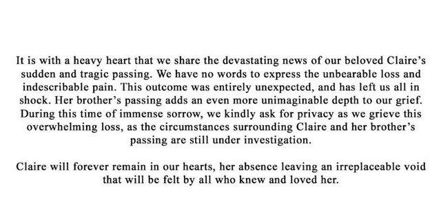 Lil Tay Instagram post says Claire and her brother's passing are still under investigation