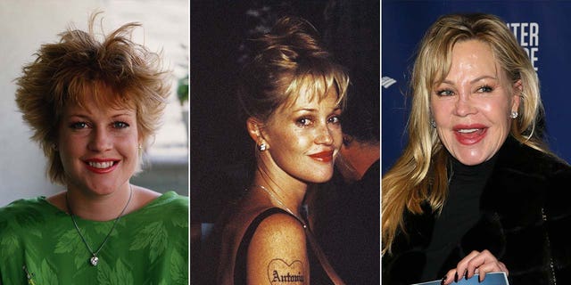 Melanie Griffith through the years