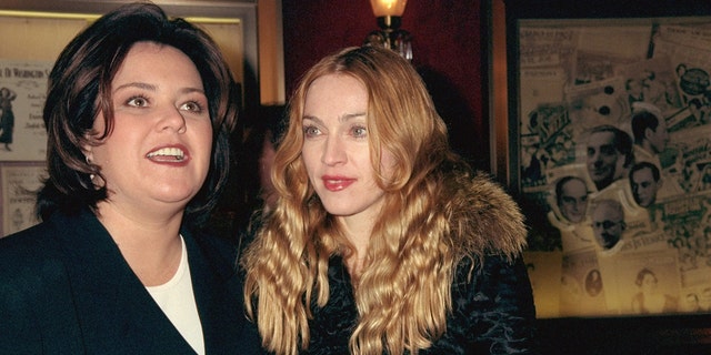 Madonna and Rosie ODonnell at a premiere