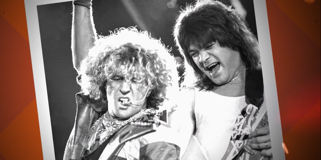 Sammy Hagar and guitarist Eddie Van Halen