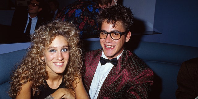 Sarah Jessica Parker and Robert Downey Jr. in 1984