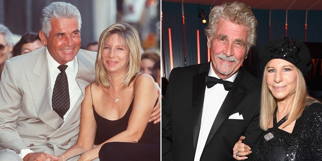 Barbra Streisand and James Brolin then and now split