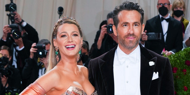 Blake Lively and Ryan Reynolds at the 2022 Met Gala