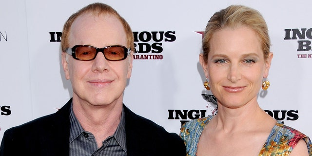 Musician Danny Elfman walks red carpet with wife Bridget Fonda in 2009