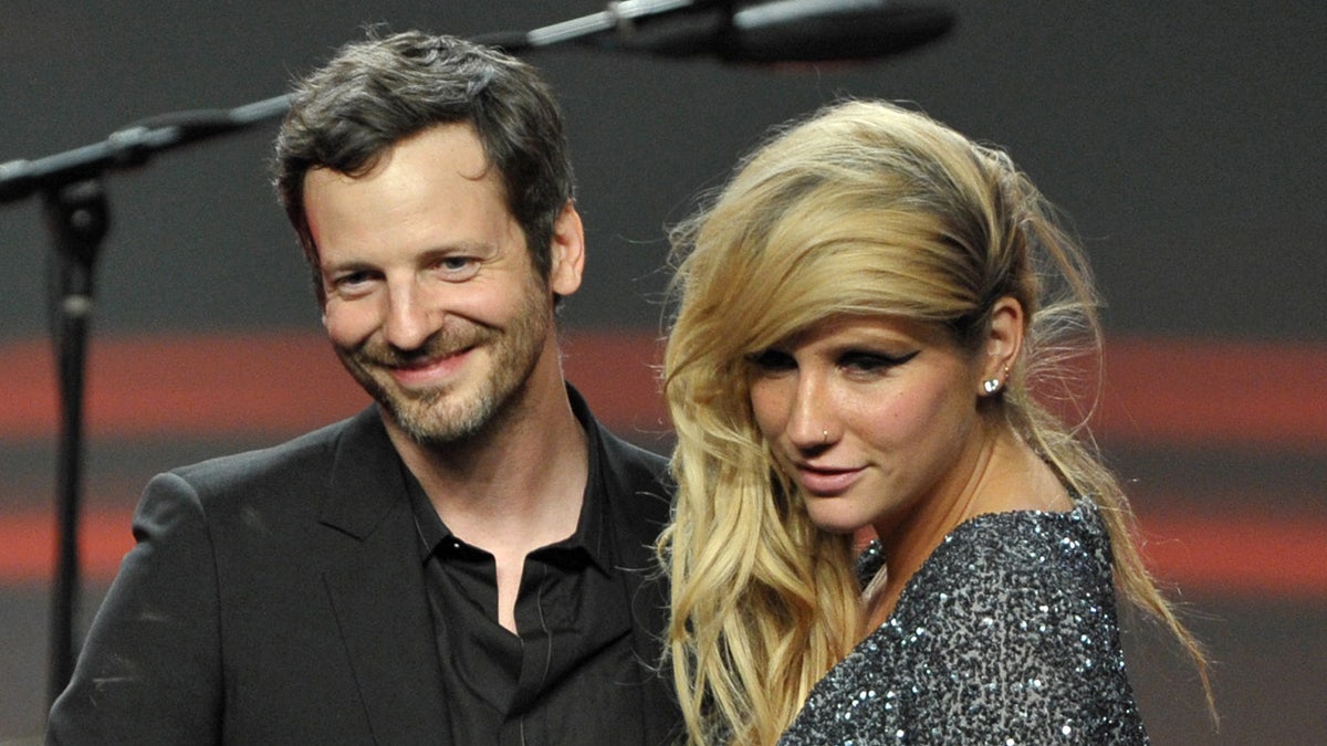 A photo of Dr. Luke and Kesha