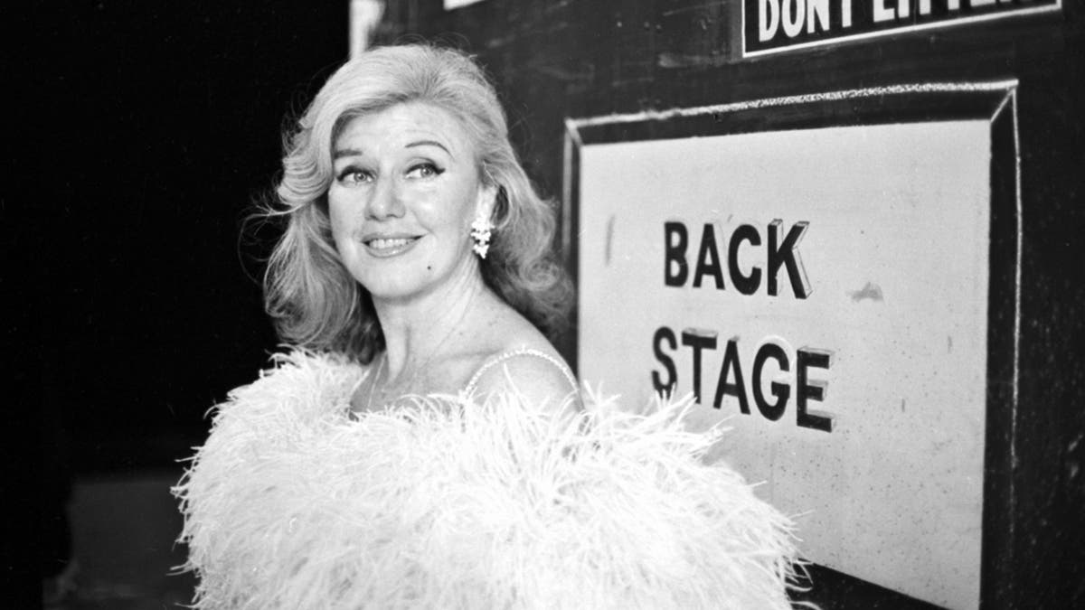 Ginger Rogers backstage on Broadway