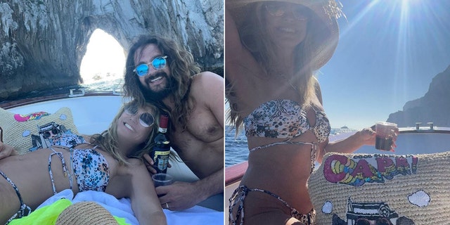 Heidi Klum rocks bikinis on summer vacation with husband Tom Kaultiz