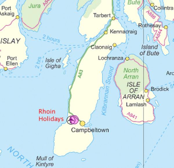 Kintyre Map