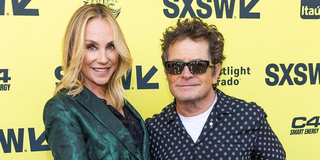 Michael J. Fox and Tracy Pollan at SXSW in 2023