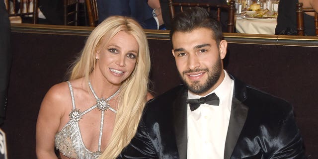 Britney Spears with Sam Asghari