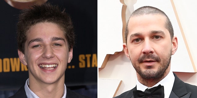 Shia LaBeouf then and now