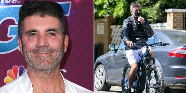 simon cowell split photo