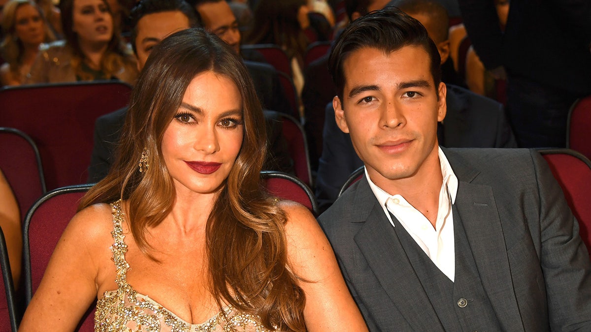 Sofia Vergara with son Manolo